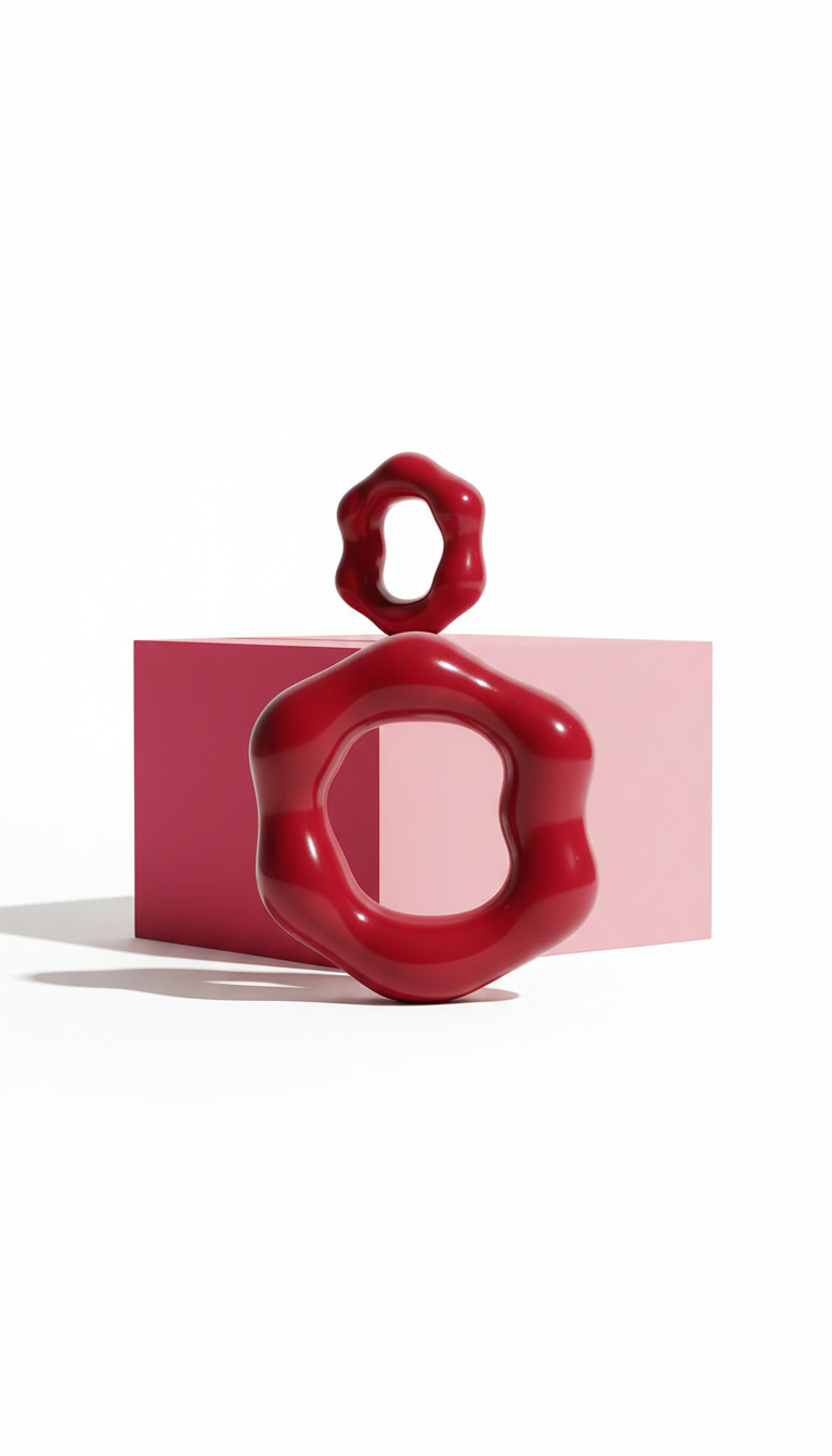 Acrylic Chunky Hoop Earrings