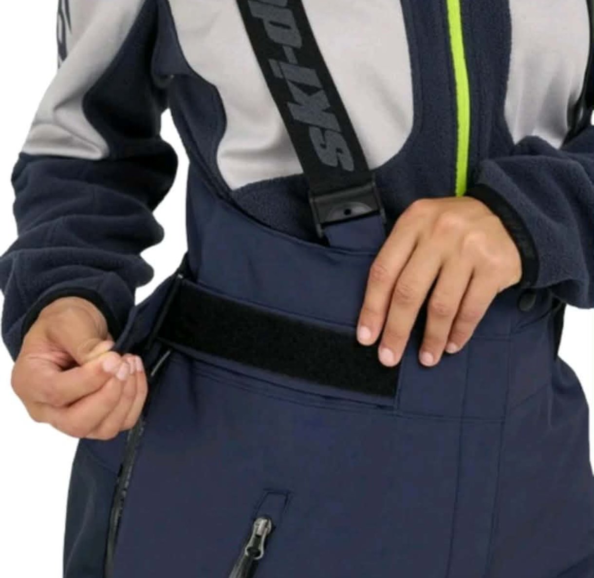 Ski-Doo Women's Navy Snow Bib Pants with Float System Waterproof Insulated XL & L