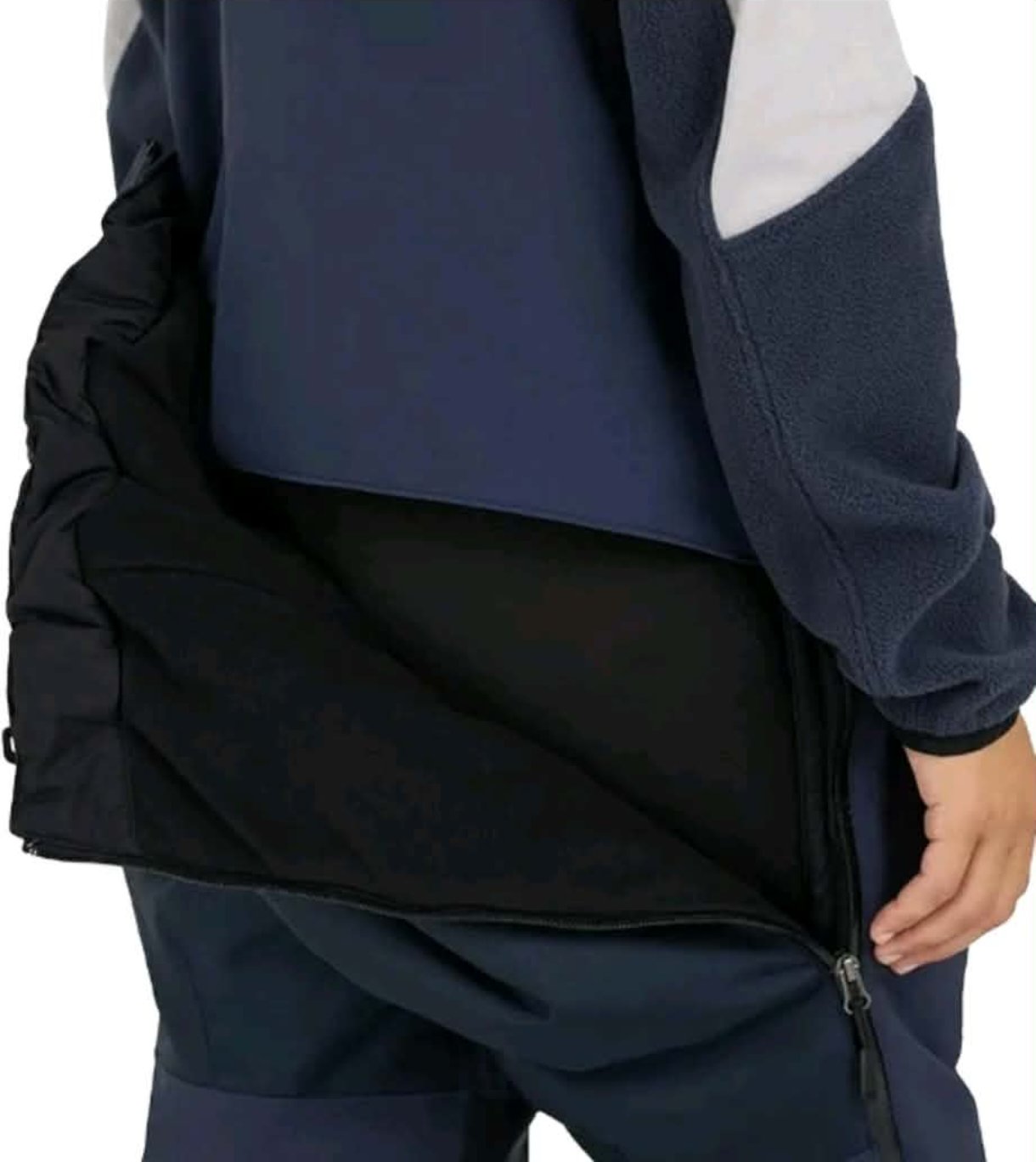Ski-Doo Women's Navy Snow Bib Pants with Float System Waterproof Insulated XL & L