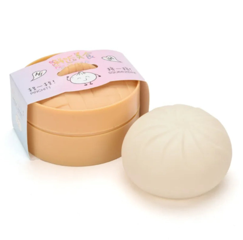 Dumpling Squishy Stress Relief Sensory Toy – Soft Squeeze Fidget Ages 3+