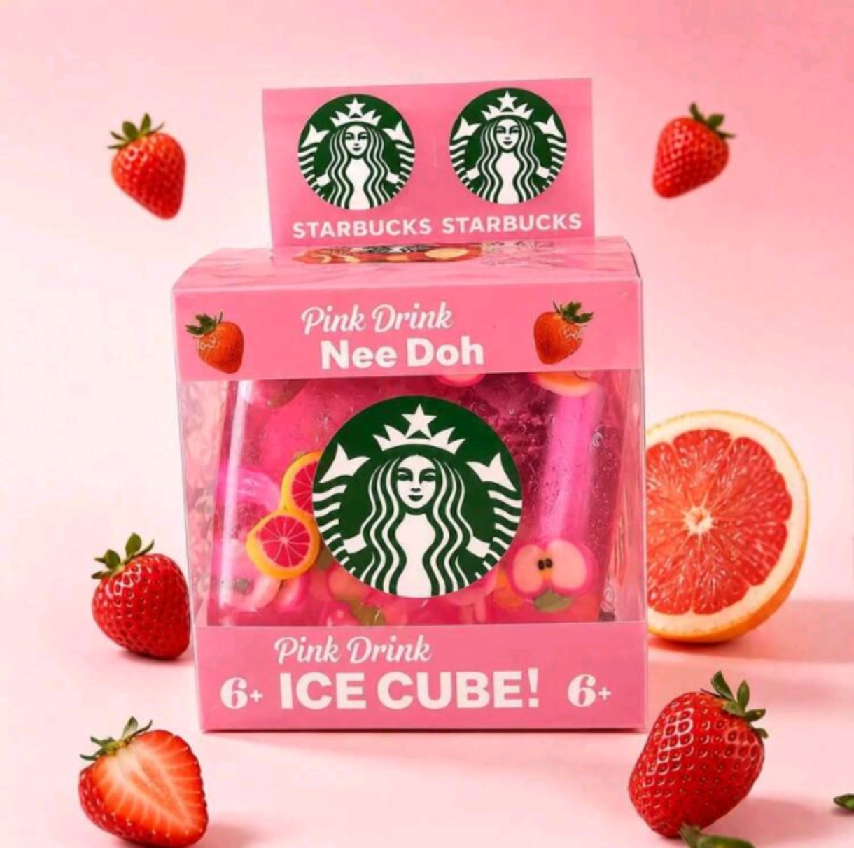 🍓 Fruit Splash Cube Squishy™ | Sensory Fidget Squeeze Toy