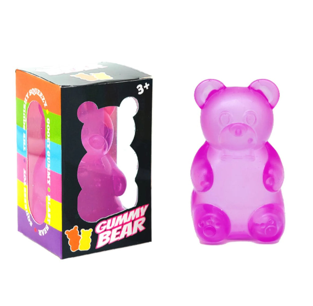 GLOW™ Translucent Ice Cube Gummy Bear Squishy | Sensory Stress Relief Fidget Toy | The Perez Collection