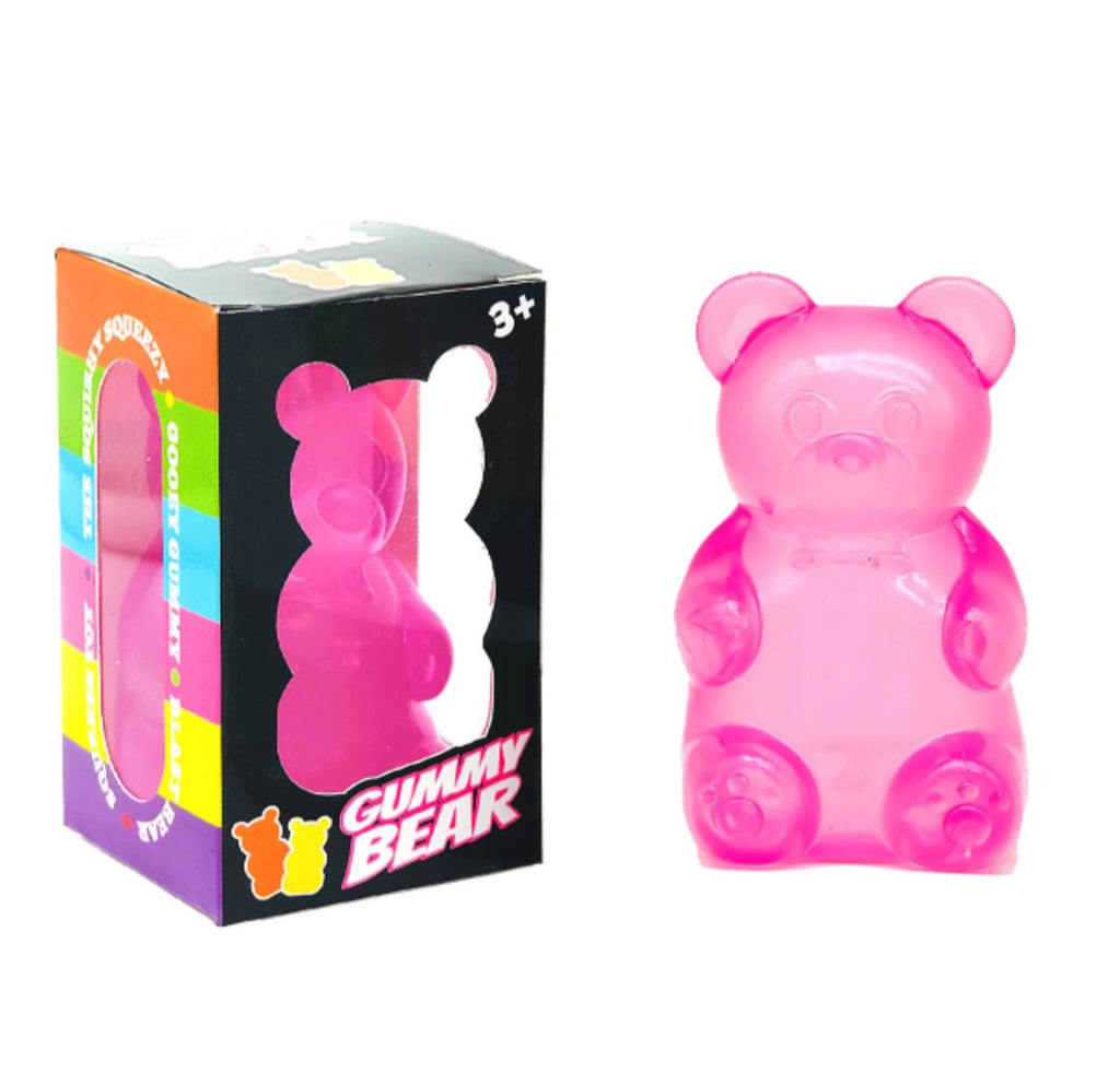 GLOW™ Translucent Ice Cube Gummy Bear Squishy | Sensory Stress Relief Fidget Toy | The Perez Collection